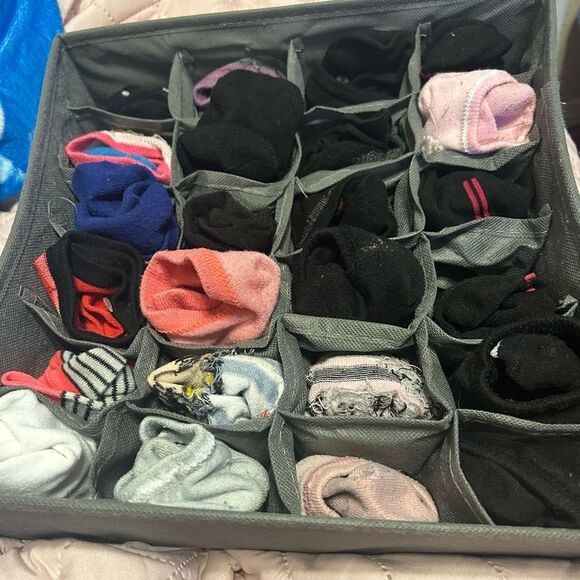 Gray Fabric Drawer Organizer - Picture 6 of 11